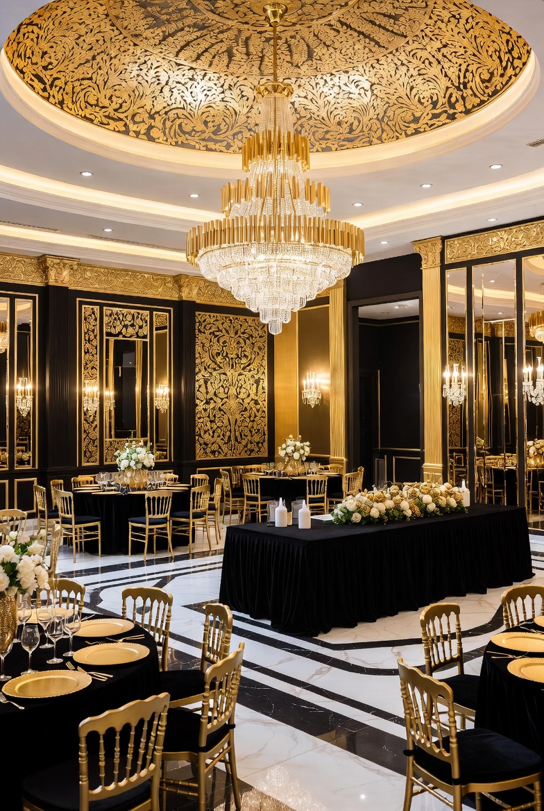 Vintage record player and vinyl collection